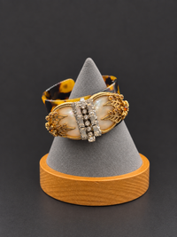 Cuff Bracelet - Art Deco Tortoiseshell