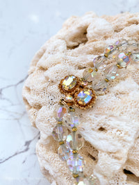 40's Fur Clip Rock Crystal