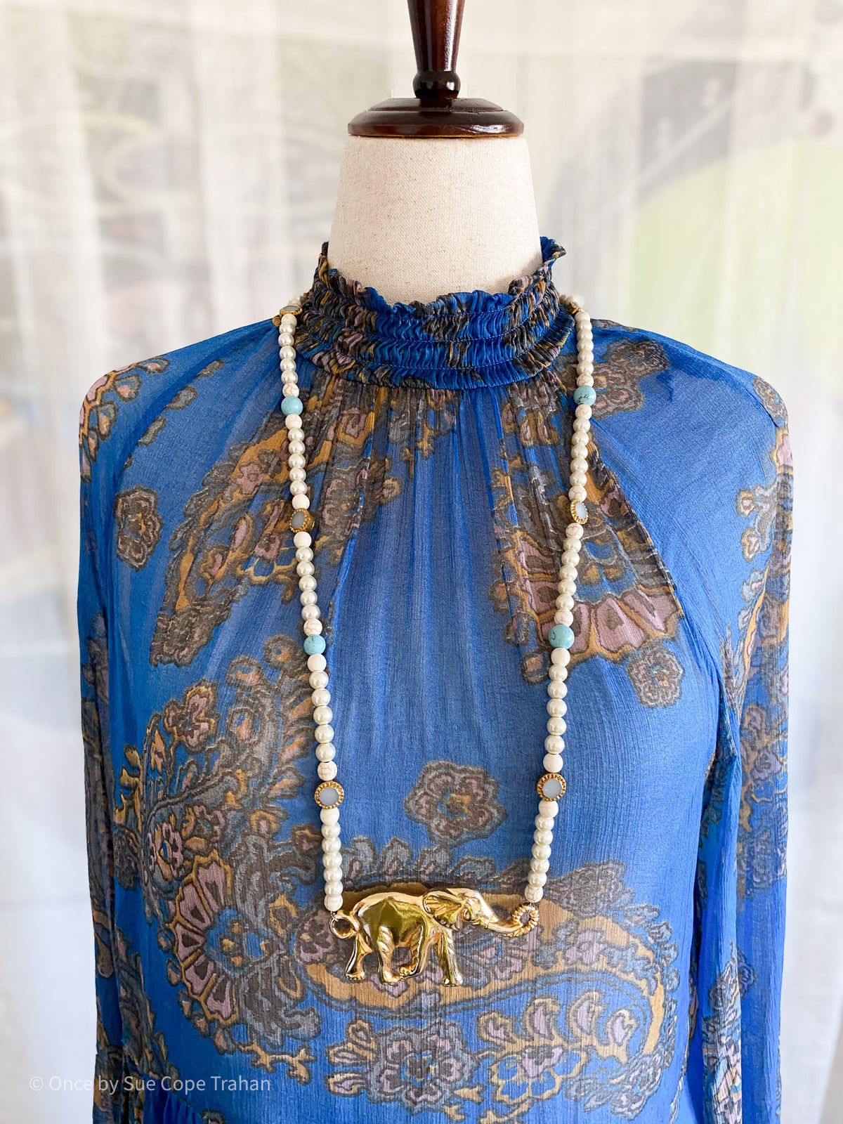 Elephant Long Necklace