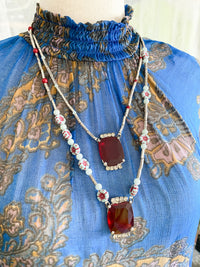 Antique Red Glass Jewels