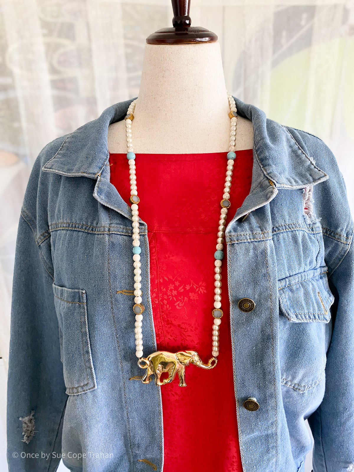 Elephant Long Necklace