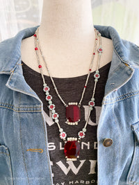 Antique Red Glass Jewels