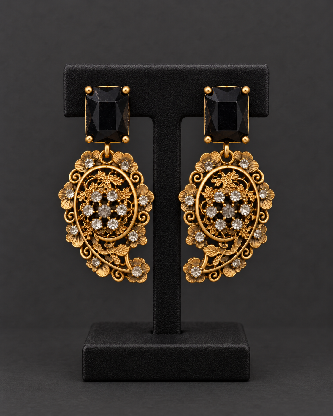 Floral Paisley Earrings