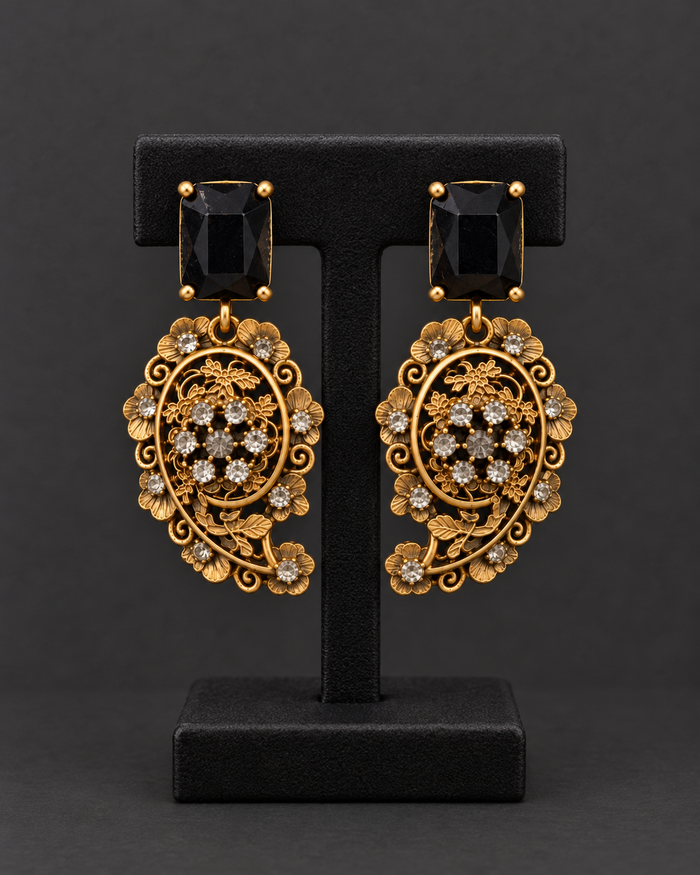 Floral Paisley Earrings