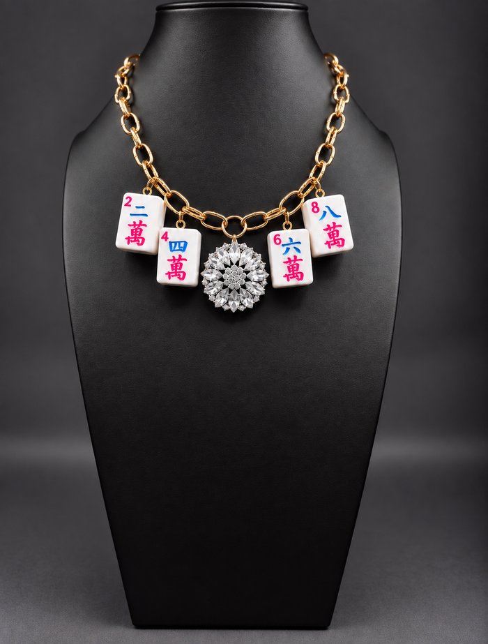 Mahjong Necklace - Craks Even