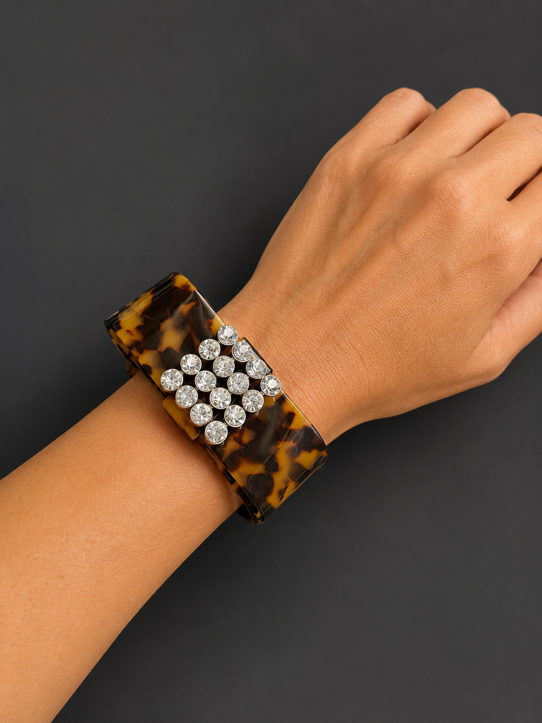Avignon Bow Cuff Bracelet - Tortoise
