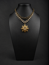 Crest Pendant Necklace