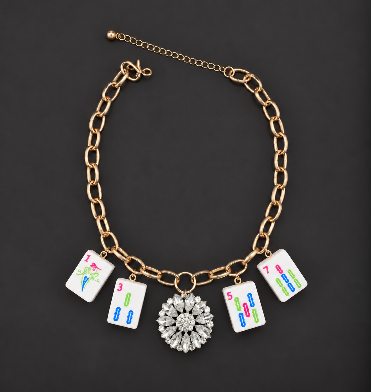 Mahjong Necklace - Bam Odds