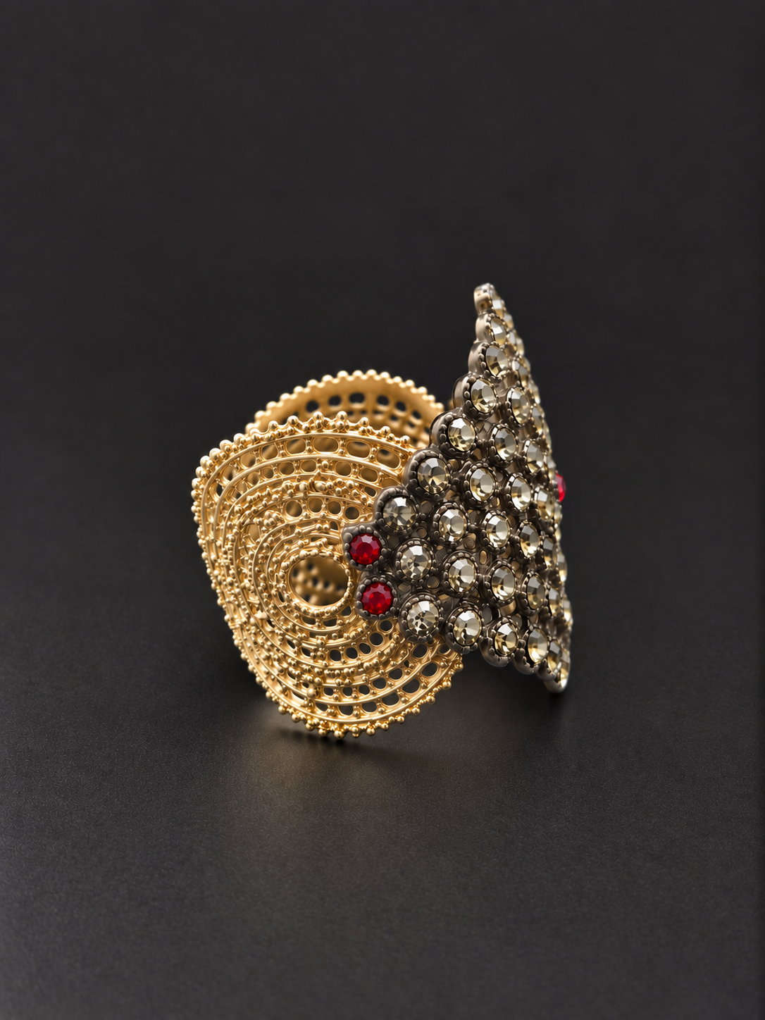 Cuff Bracelet - Rhinestone Statement