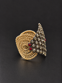 Cuff Bracelet - Rhinestone Statement