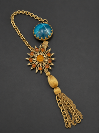 Bag Charm - Autumn Starburst Tassel