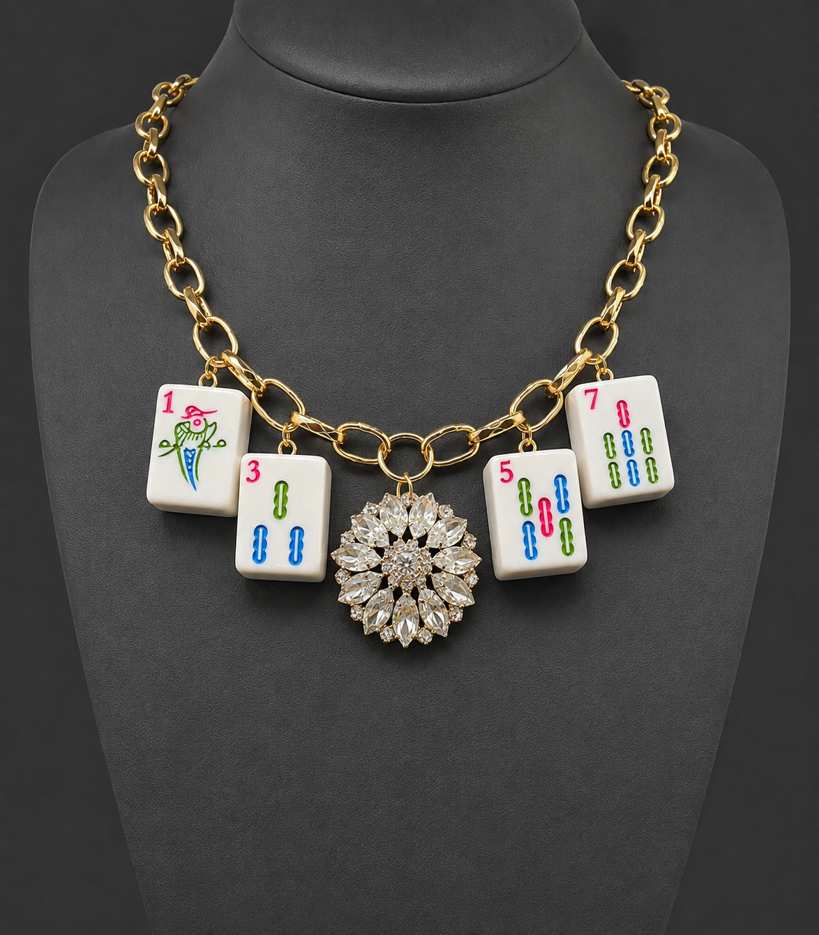 Mahjong Necklace - Bam Odds
