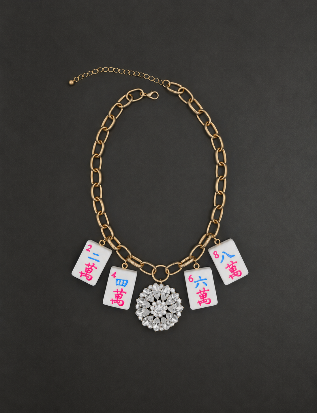 Mahjong Necklace - Craks Even