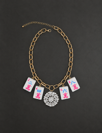 Mahjong Necklace - Craks Even