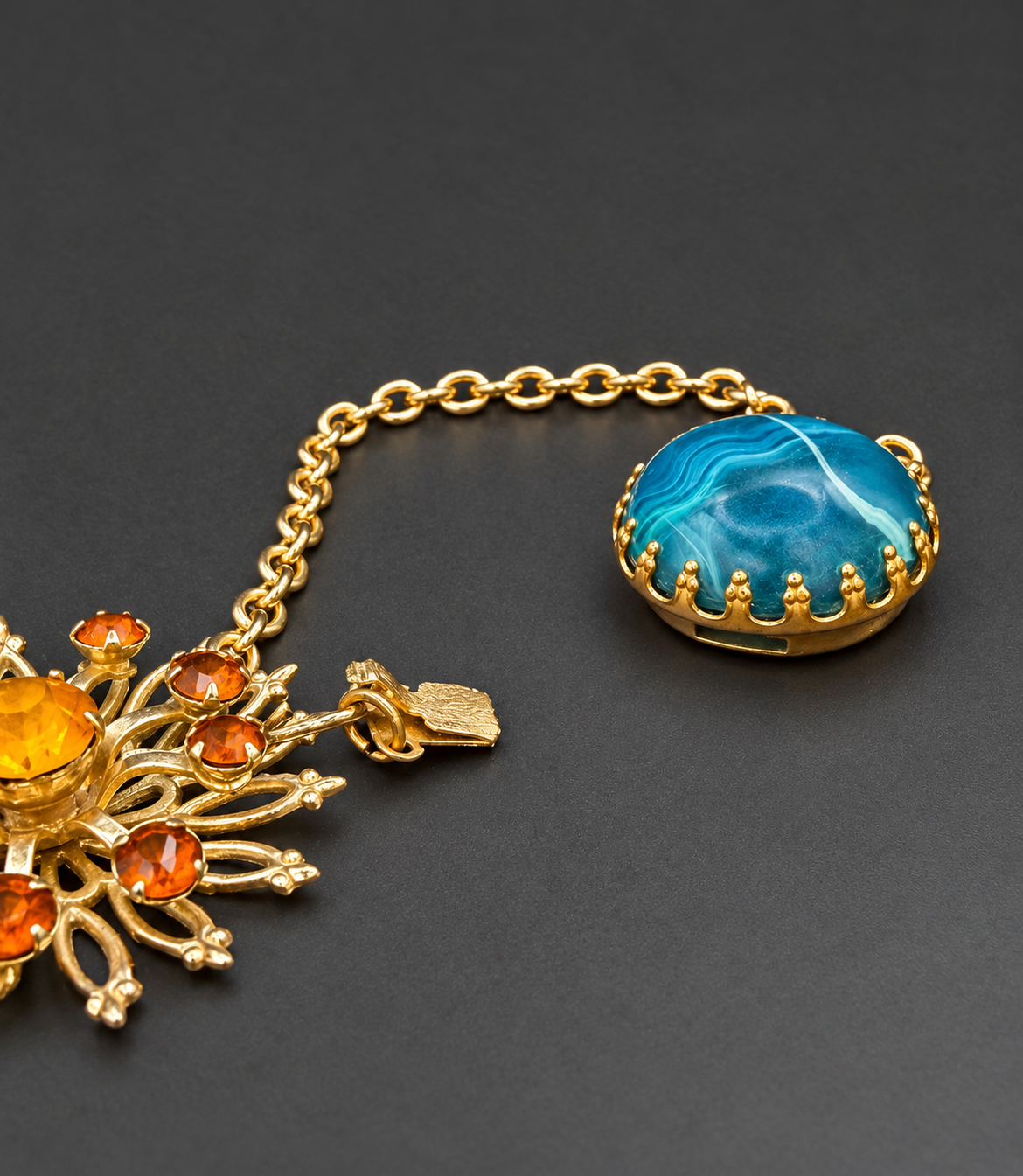 Bag Charm - Autumn Starburst Tassel