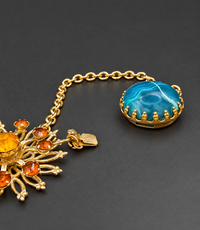 Bag Charm - Autumn Starburst Tassel