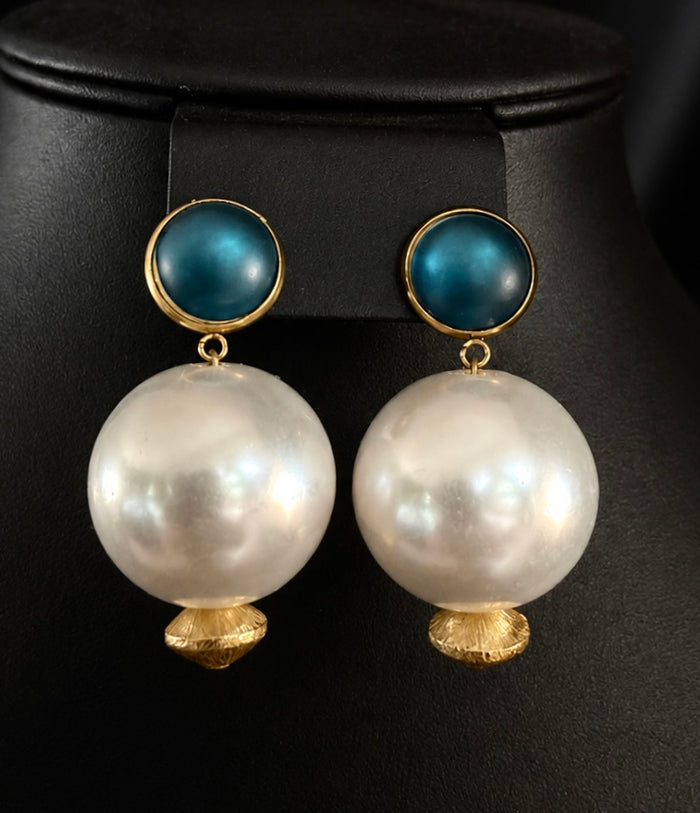 Mediterranean Pearl Earrings