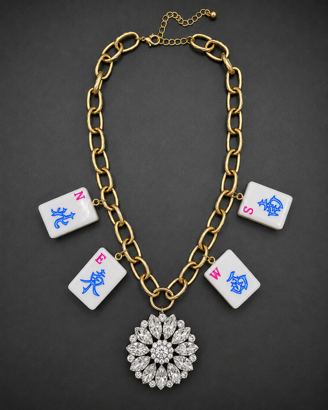 Mahjong Necklace - Winds / News