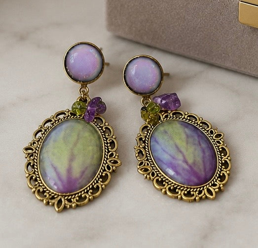 Botanical Garden Drop Earrings
