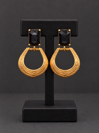 Door Knocker Gold Hoop Earrings