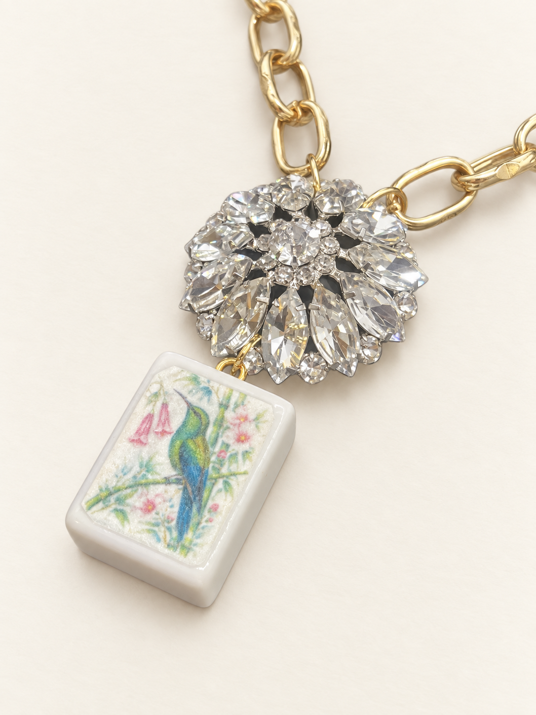 Mahjong Necklace - Bam Bird