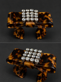 Avignon Bow Cuff Bracelet - Tortoise
