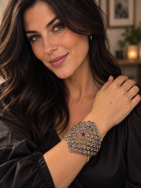 Cuff Bracelet - Rhinestone Statement