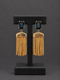 Gold Tassel Earrings