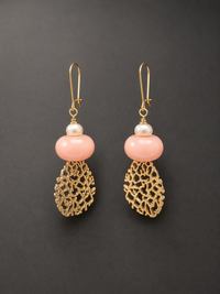 Coral Drop Earrings