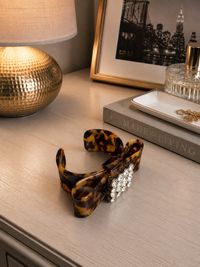 Avignon Bow Cuff Bracelet - Tortoise