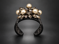 French Cuff - Pearls & Rhinestones