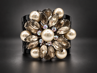 French Cuff - Pearls & Rhinestones