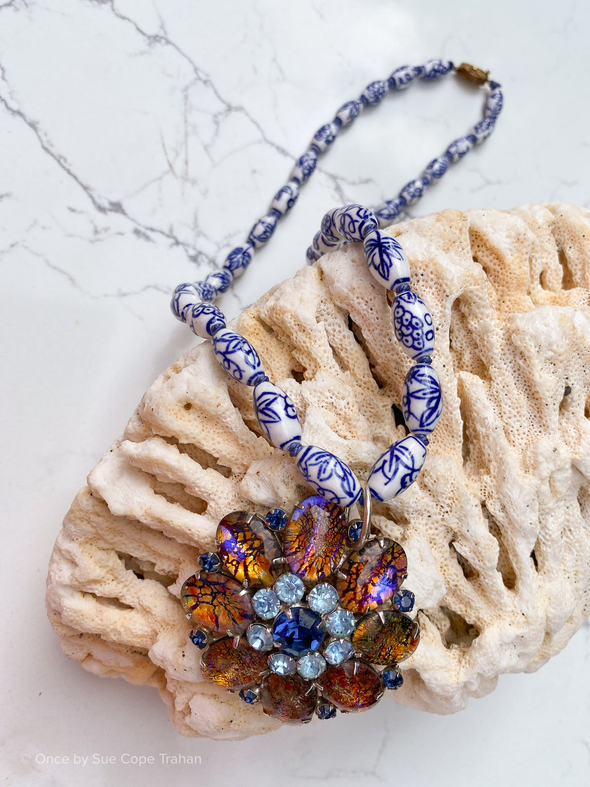 Vintage Hand knotted asian beads