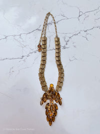 Amber Brooch Chevron