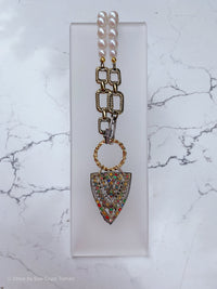 20's Fur Clip w/ Vintage Pearls
