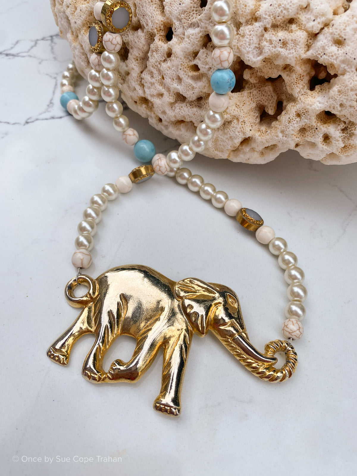 Elephant Long Necklace