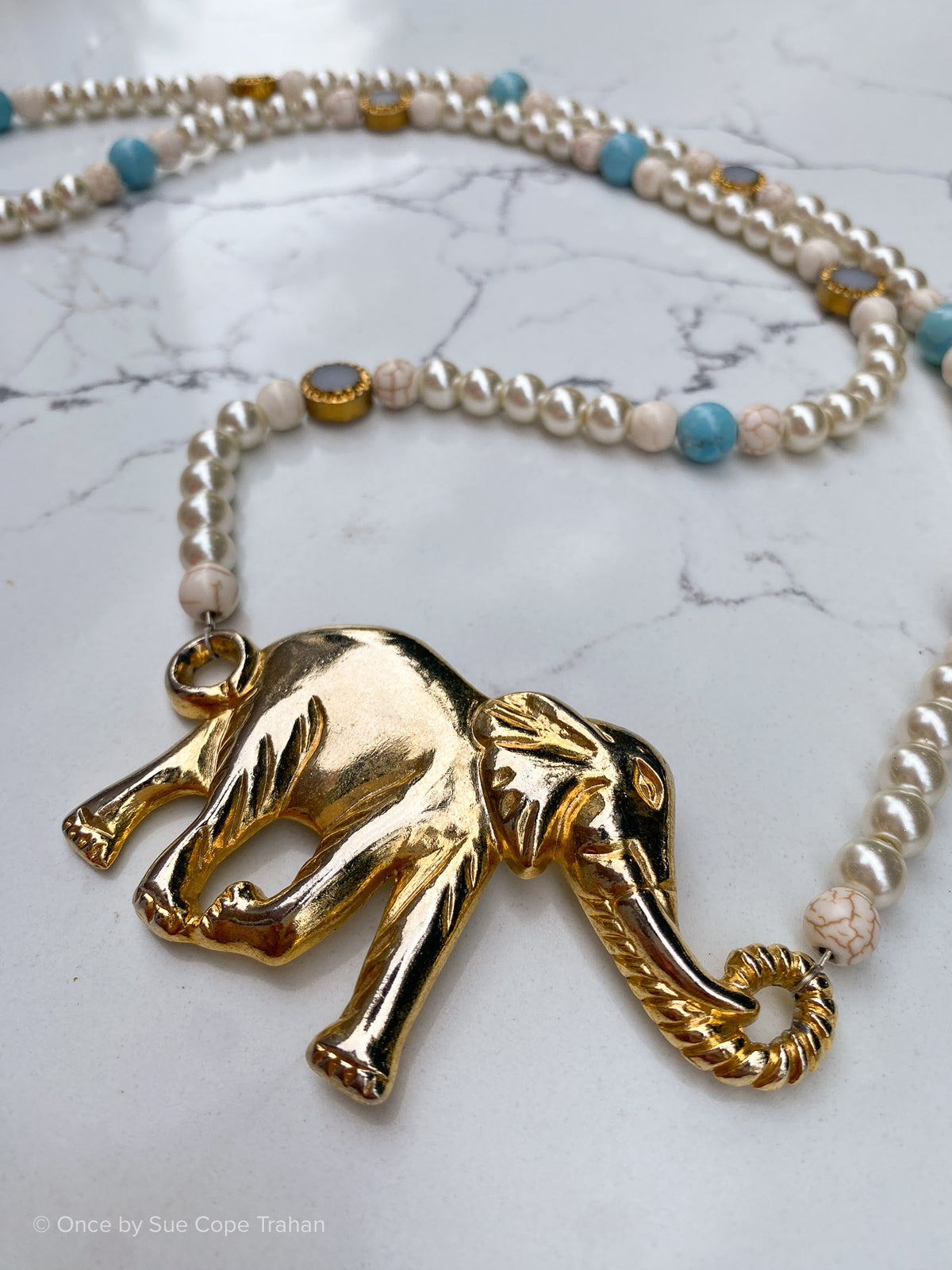 Elephant Long Necklace