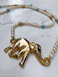 Elephant Long Necklace