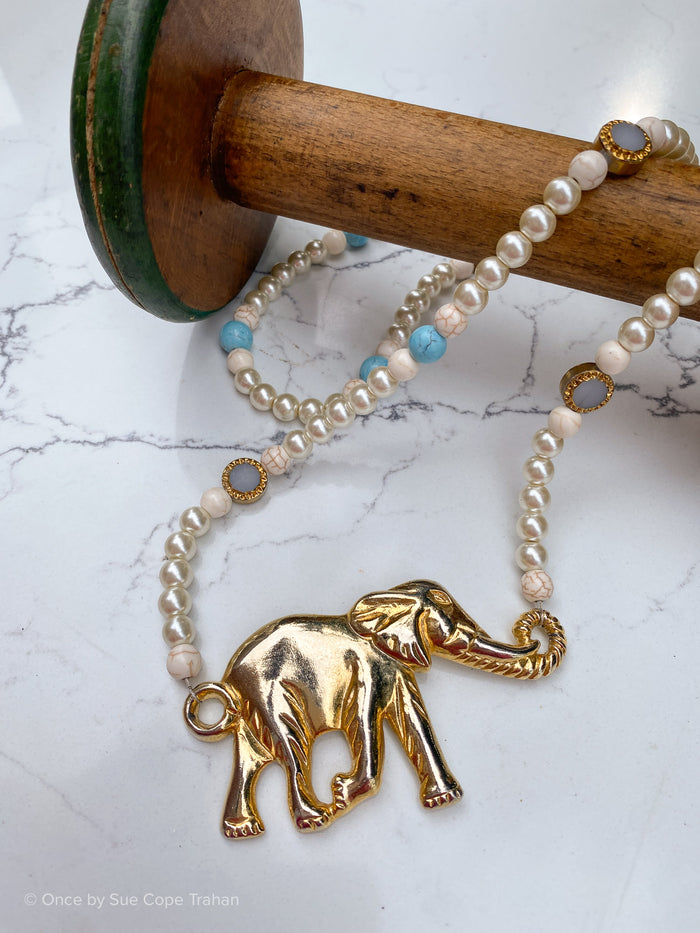 Elephant Long Necklace