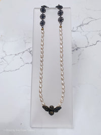 Fresh Water Pearl With Vintage Bee
