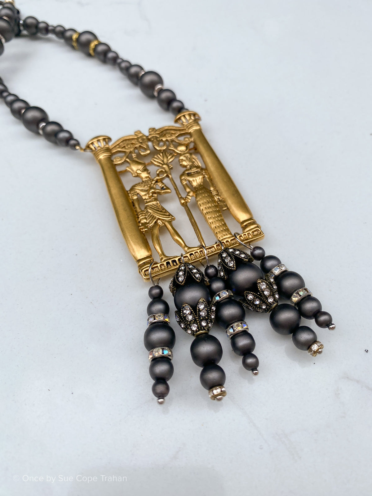 Vintage Splendor of Egypt Brooch