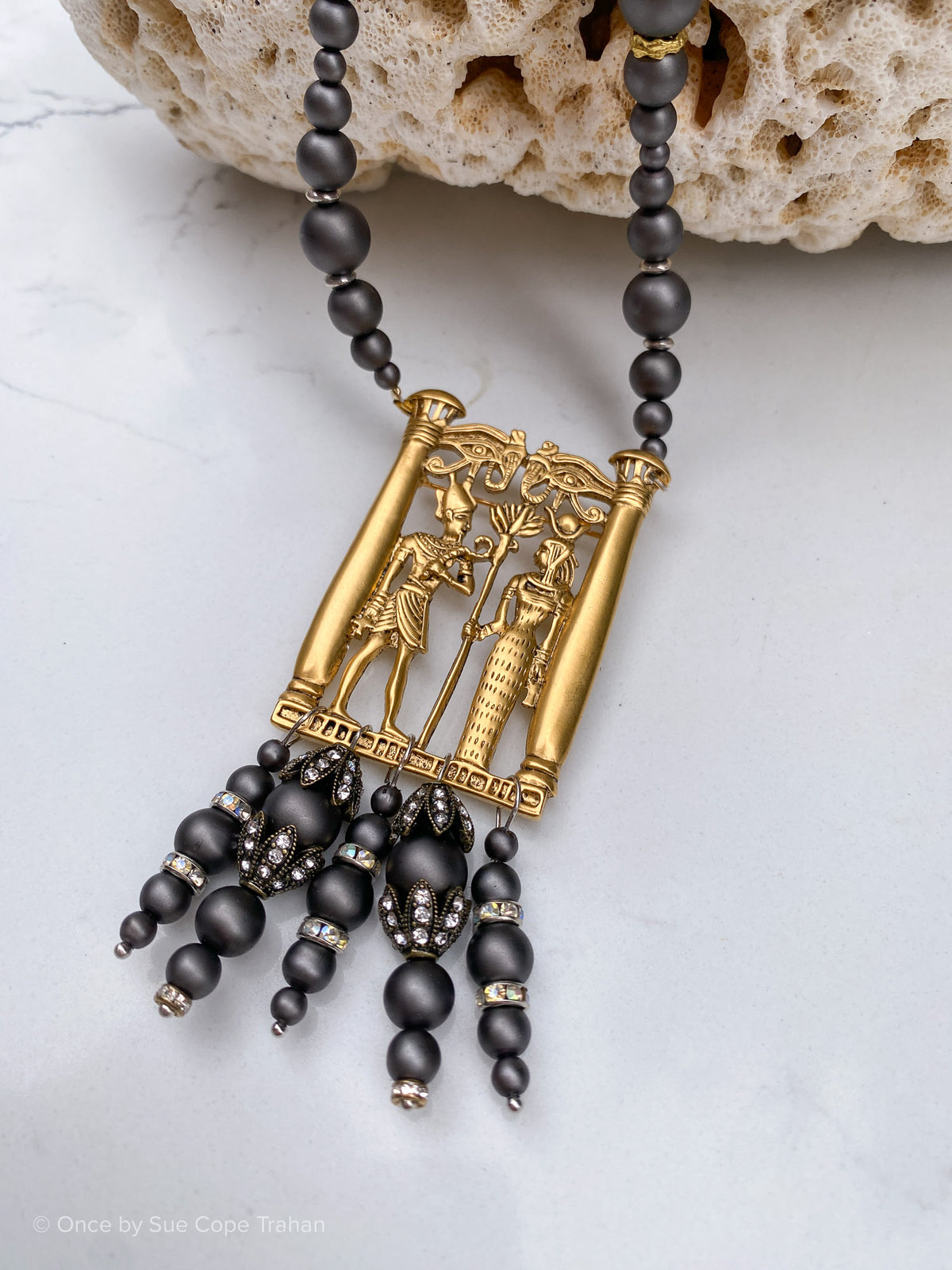 Vintage Splendor of Egypt Brooch