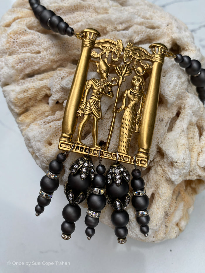 Egyptian Revival Pendant Necklace