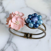 Vintage Bangle in Peach & Blue